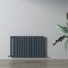 Carisa Plata 600 x 980mm Anthracite Designer Aluminium Radiator