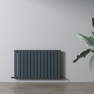 Carisa Plata 600 x 980mm Anthracite Designer Aluminium Radiator