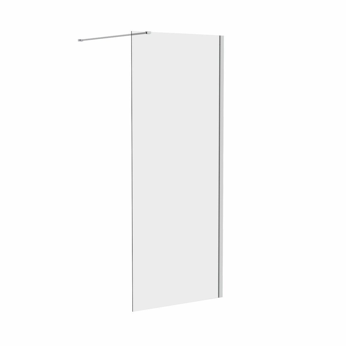 Wasdale - 800mm Wet Room Screen - Chrome