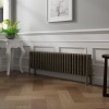 Bern 300 x 1190mm Black Gold Four Column Horizontal Traditional Radiator
