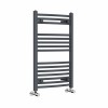 Fjord 800 x 500mm Curved Anthracite Heated Towel Rail