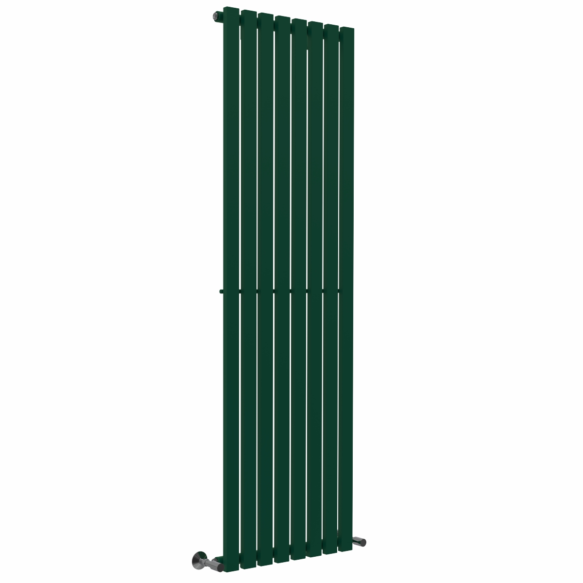 Lulea 1800 x 550mm Moss Green Single Flat Panel Vertical Designer Radiator