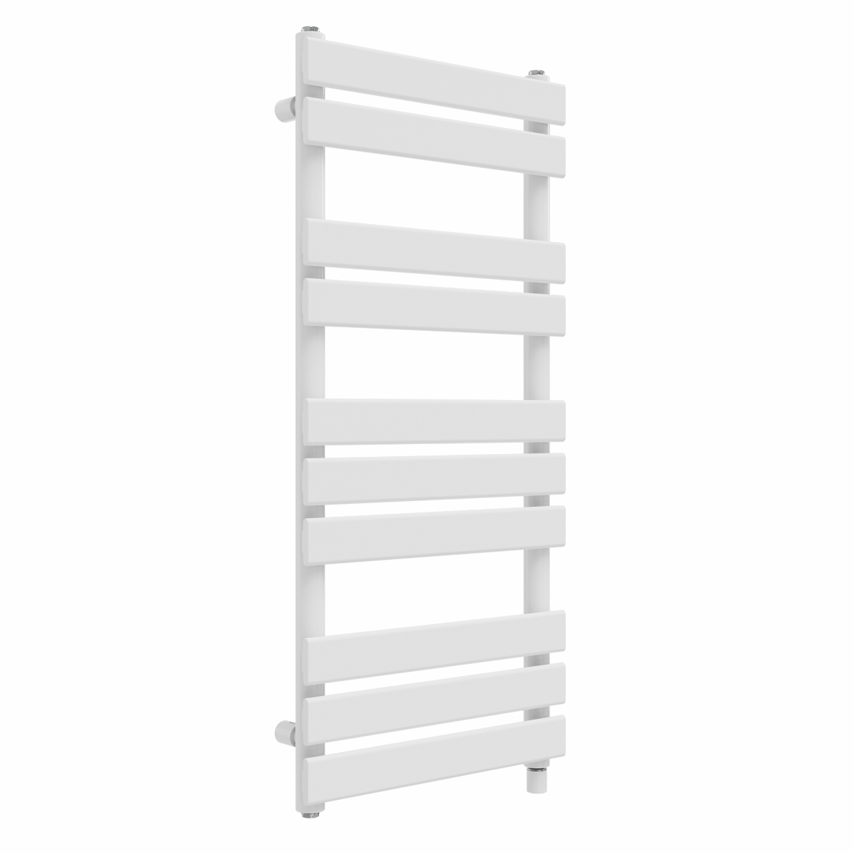 Juva 1000 x 450mm White Flat Panel Simple Electric Heated Towel Rail