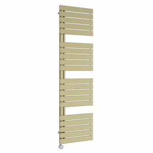 Kristiansund 1800 x 500mm Brushed Brass Thermostatic Touch Control Electric Heated Towel Rail
