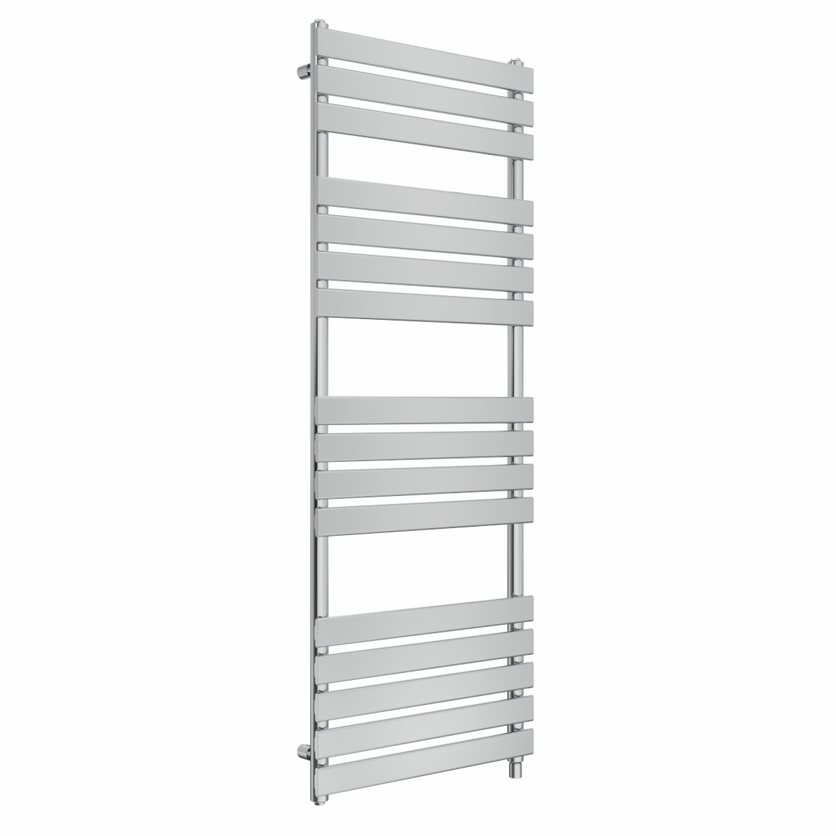 Juva 1600 x 600mm Chrome Flat Panel Simple Electric Heated Towel Rail