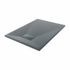 Terra - 1000x700mm Slate Effect Rectangle Shower Tray Anthracite
