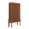 Bern 600 x 425mm Traditional Metallic Bronze Horizontal Four Column Radiator