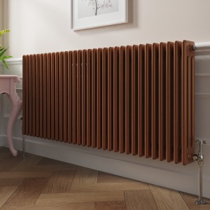 Bern 600 x 1460mm Metallic Bronze Triple Horizontal Column Radiator
