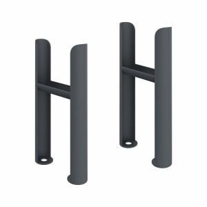 Bern Traditional Triple Column Radiator Feet - Anthracite