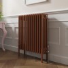 Bern 600 x 605mm Traditional Metallic Bronze Horizontal Four Column Radiator