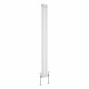 Bern 1800 x 200mm White Double Vertical Column Radiator