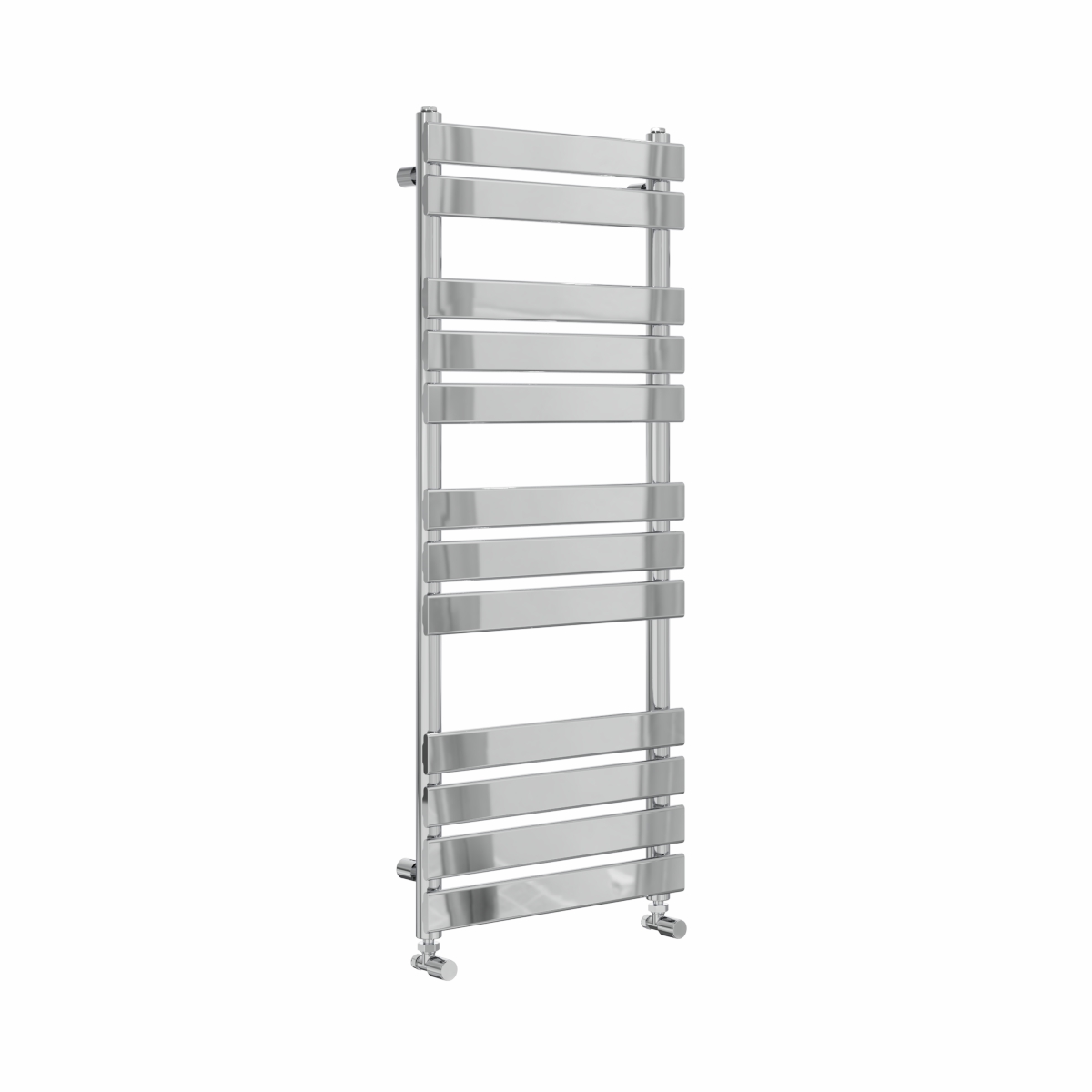 Juva 1200 x 500mm Chrome Flat Panel Heated Towel Rail