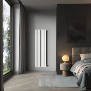 Karlstad 1800 x 546mm White Double Vertical Flat Panel Designer Radiator