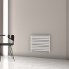 Carisa Tallis XL 590 x 800mm White Designer Aluminium Radiator