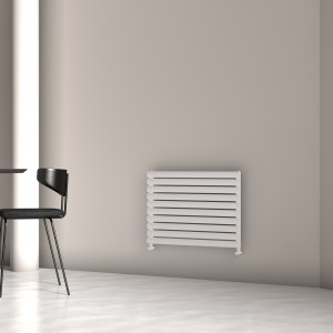 Carisa Tallis XL 590 x 800mm White Designer Aluminium Radiator
