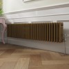 Bern 300 x 1460mm Metallic Gold Triple Horizontal Column Radiator