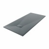 Terra - 1700x800mm Slate Effect Rectangle Shower Tray Anthracite