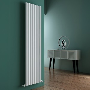 Carisa Tallis 1800 x 470mm White Designer Aluminium Radiator