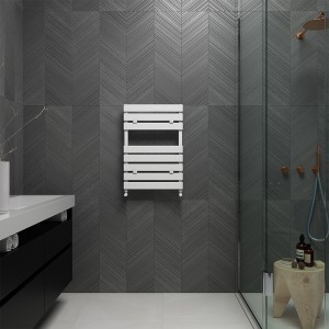 Carisa Plata Bath Aluminium Designer Towel Rail - Choice of Colour & Size