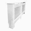 Radiator Cover White With Horizontal Slats - 1720mm
