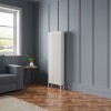 Bern 1500 x 560mm White Four Column Vertical Traditional Radiator