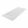 Terra - 1800x800mm Slate Effect Rectangle Shower Tray White
