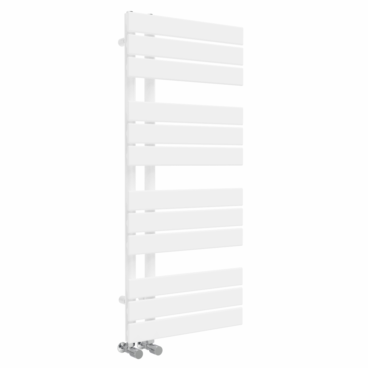 Kristiansund 1126 x 500mm Designer Towel Rail - White