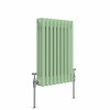 Bern 600 x 425mm Pastel Green Triple Horizontal Column Radiator