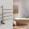 Carisa Neo 580 x 410mm Satin Polished Designer Stainless Steel Electric Towel Rail