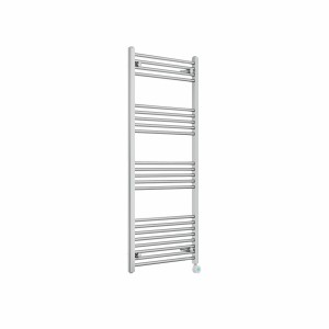 Bergen 1400 x 600mm Straight Chrome Thermostatic Touch Control Wifi Electric Heated Towel Rail