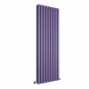 Lulea 1800 x 620mm Elegant Purple Double Vertical Flat Panel Designer Radiator