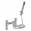 Nairn Modern Bath Shower Mixer Tap with Hand Shower - Chrome