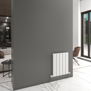 Carisa Angers 600 x 495mm White Designer Aluminium Radiator