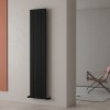 Carisa Nemo 1800 x 375mm Black Designer Aluminium Radiator