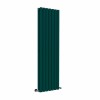 Lulea 1600 x 480mm Blue Green Double Flat Panel Vertical Designer Radiator