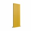 Lulea 1600 x 550mm Zinc Yellow Double Flat Panel Vertical Designer Radiator