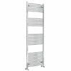 Fjord 1800 x 600mm Curved Chrome Heated Towel Rail