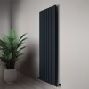 Carisa Plata Double 1800 x 560mm Anthracite Designer Aluminium Radiator