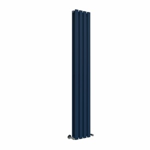 Lulea 1800 x 270mm Sapphire Blue Double Vertical Flat Panel Designer Radiator