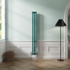 Bern 1800 x 200mm Blue Green Double Vertical Column Radiator