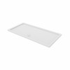 Essentials Anti-Slip 1800 x 700mm Rectangle Stone Shower Tray White