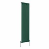 Norden 1800 x 473mm Moss Green Single Oval Column Vertical Designer Radiator