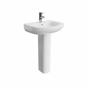 Splash 540mm Basin with Full Pedestal