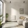 Lulea 600 x 550mm White Flat Panel Horizontal Wifi Electric Radiator - 600W