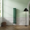 Bern 1500 x 290mm Moss Green Double Vertical Column Radiator