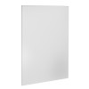 Level 750 x 550mm White Mirror 