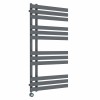 Koli 1200 x 600mm Anthracite Thermostatic Touch Control Wifi Electric Heated Towel Rail