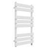 Juva 800 x 450mm White Flat Panel Simple Electric Heated Towel Rail