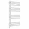 Koli 1200 x 600mm White Thermostatic Touch Control Wifi Electric Heated Towel Rail