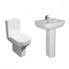 Feel 600 Modern Bathroom Suite with Double Ended Bath - 1700 x 750mm